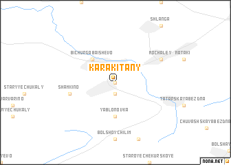 map of Karakitany