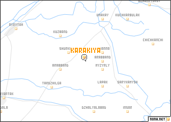 map of Kara-Kiya
