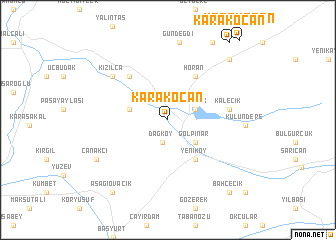 map of Karakoçan