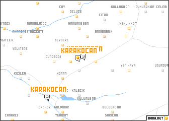 map of Karakoçan