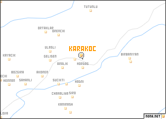 map of Karakoç