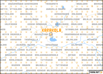 map of Karakola