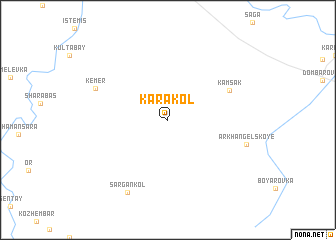 map of Karakol\