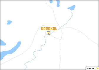 map of Karakolʼ