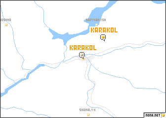 map of Kara-Köl