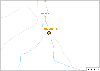 map of Karakol