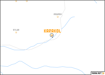 map of Karakol