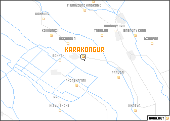 map of Karakongur