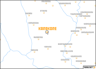 map of Karakoré
