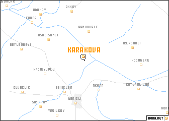 map of Karakova