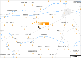 map of Karakoyun