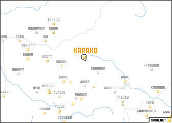 map of Karako