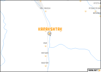 map of Kara-Kshtak