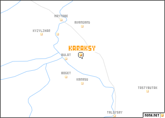 map of Karaksy