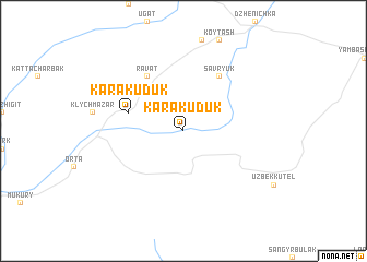 map of Kara-Kuduk