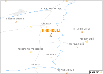 map of Karakuli