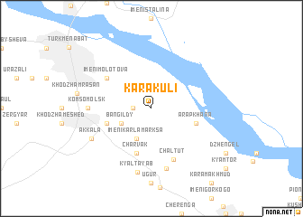 map of Kara-Kuli