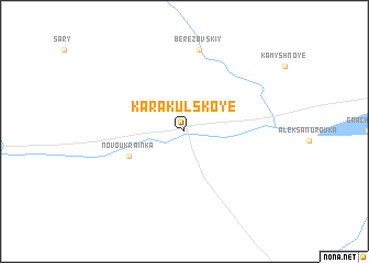 map of Karakul\