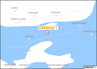 map of Karakuly