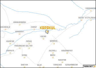 map of Karakulʼ
