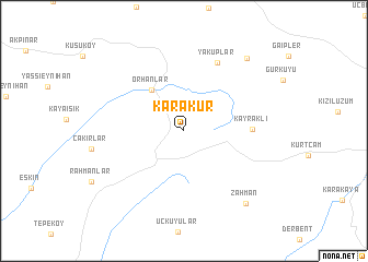 map of Karakür