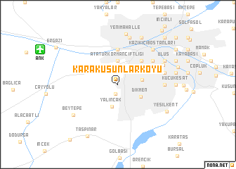 map of Karakusunlar Köyü