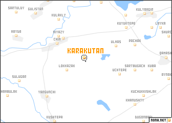 map of Kara-Kutan