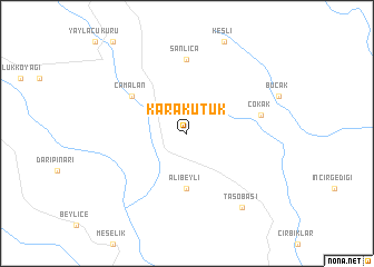 map of Karakütük