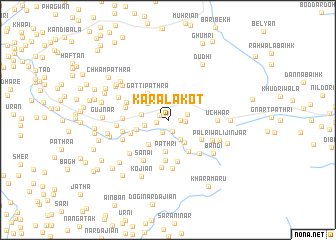 map of Karālākot