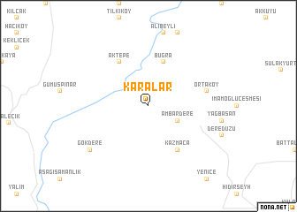 map of Karalar