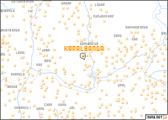 map of Karāl Bānda