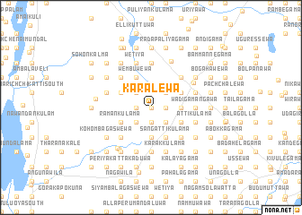 map of Karalewa