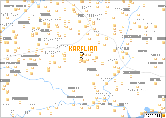 map of Karaliān