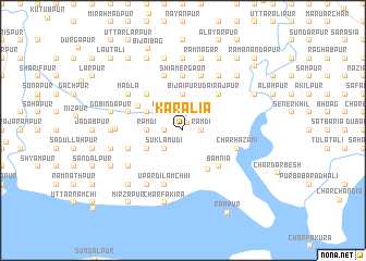 map of Karālia