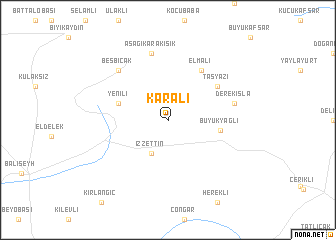 map of Karalı