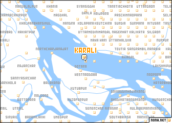 map of Karali