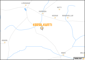 map of Karalkunti