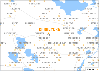 map of Kåralycke