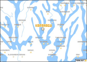 map of Karamagu