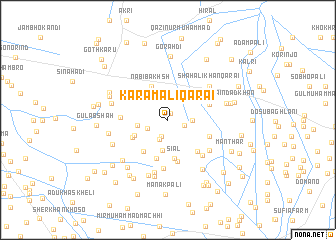 map of Karam Ali Qarāi