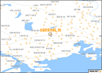 map of Karamalmi