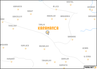 map of Karamanca