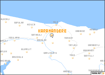 map of Karamandere