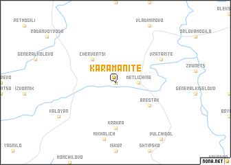 map of Karamanite