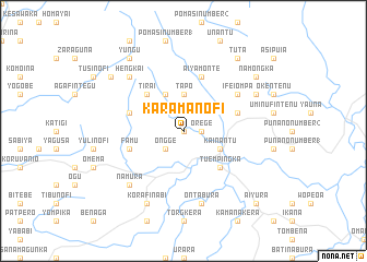 map of Karamanofi