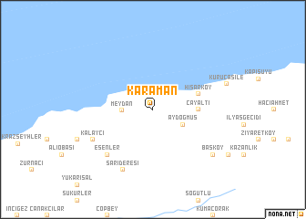 map of Karaman