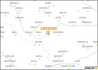 map of Karaman