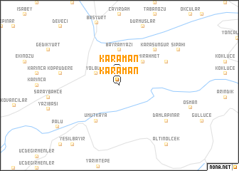 map of Karaman