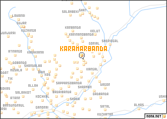 map of Karamār Bānda