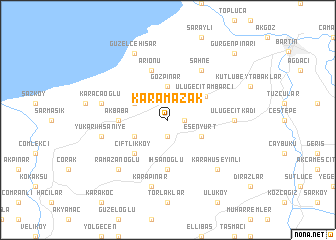 map of Karamazak